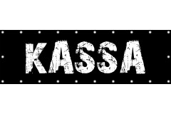 Spandoek Kassa 250 x 80 cm